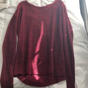 Maroon sweater